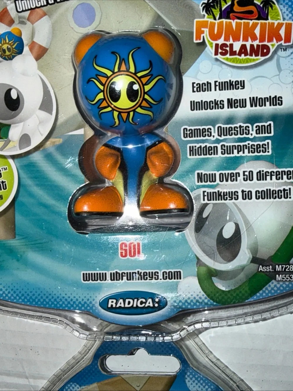 UB Funkeys Series 1 & Funkiki Island 2007 Figure Set of 4 New